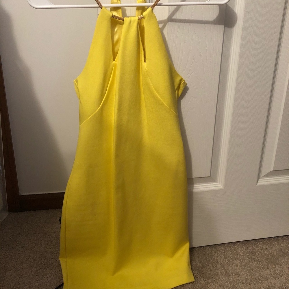 Yellow Mini Dress